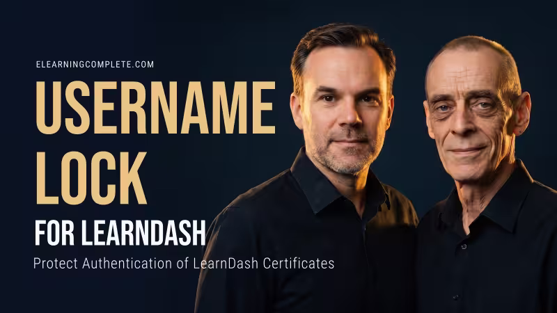 User Name Lock for LearnDash